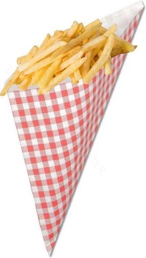 [1011211] Puntzakken K21 Papier Rode Ruit (5kg)