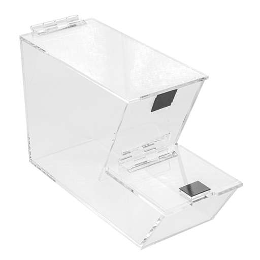 [119.21] Stackable Dispenser cabinette for Bakery 28x18x10cm Clear per Unit (stuk)
