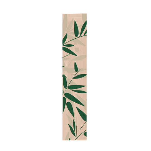 [186.91] Bread/Baguette Bags "Feel Green" 9+3,5x35cm (250st/pak)