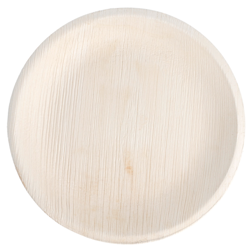 [189.301] Bordje / plate Palm Leaf Rond 250mm  (25pcs/cs)