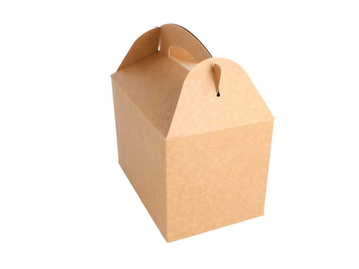 [233.51] Party Boxes 250 GSM 17x16x10cm Natural Kraft (50st/pak)