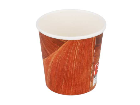[255.01] Espresso Coffee cups "Arizona" single wall 120ml Brown cardboard (50st/pak)