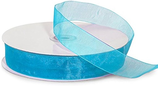 [40341] Ribbon Simply Sheer Robin Egg Blue 7/8" 100 yds R40341