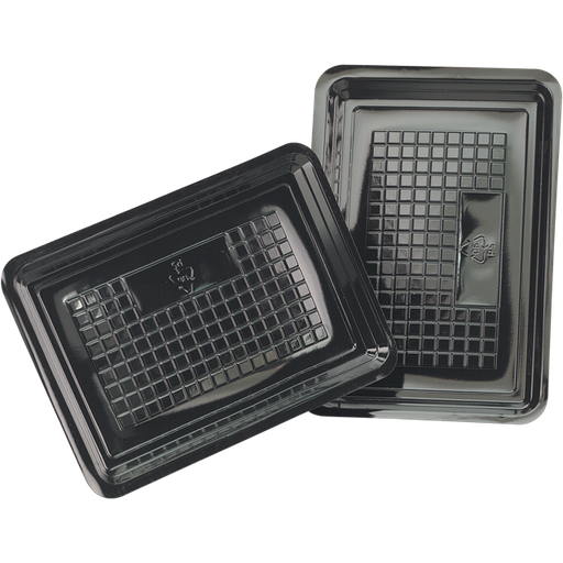 [422021] Vleesschaal Hard PS zwart 170x145mm 2000st/ds