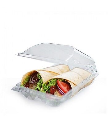 [4498161] Tortilla wrap Hinge tray clear (100pcs/cs)
