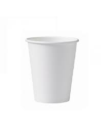[4521101] Kartonnen Beker / Paper Cup 180ml wit 10st/pk