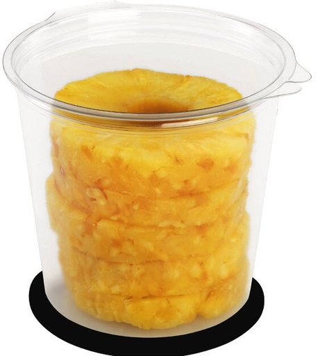 [OLI501] A-pet bakje Olipack 501 / Afscheurbaar deksel 120x77mm, 500ml (16oz), glashelder (480st/doos)
