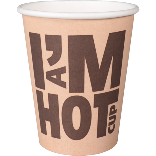 [7000731] Coffee cup "I'm a Hot Cup" 8oz (50st/pak)