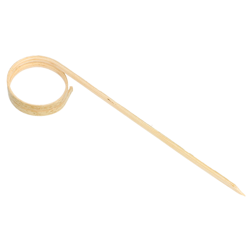 [155.84] Picks "Spiral" 9cm Natural Bamboo (100st/pak)