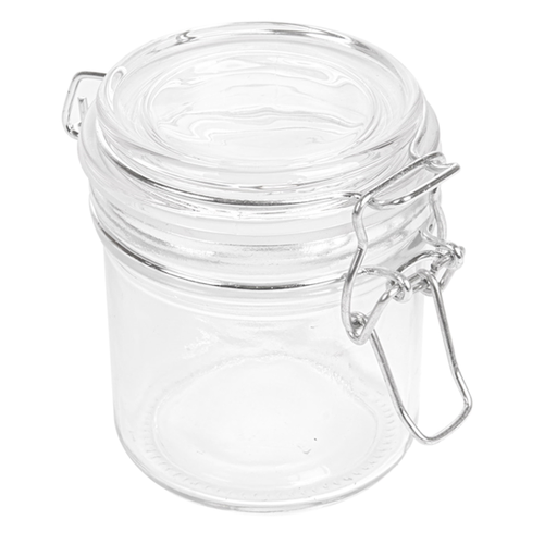 [207.60] Glazen wekpot / Storage Jar 250ml / 8,5x10cm clear glass (per stuk)
