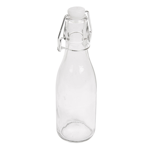 [207.70] Bottle 250ml Clear Glas per unit (Stuk)