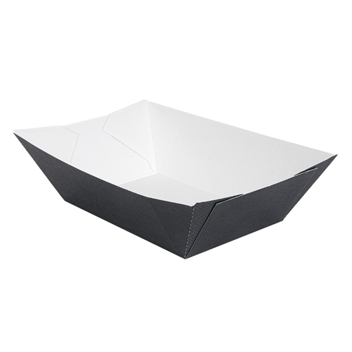 [252.20] Food Tray The Pack 3 lb / 1440gr 13,5x8,5x6,2cm Black (150st/pak)