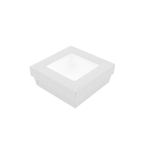 [255.95] Small Boxes with lid The Pack 12x12x5cm White (25st/pak)