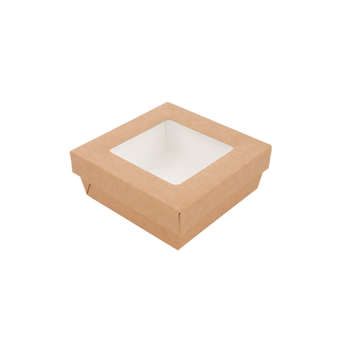 [256.03] Small Boxes with lid The Pack 12x12x5cm Natural Kraft (25st/pak)