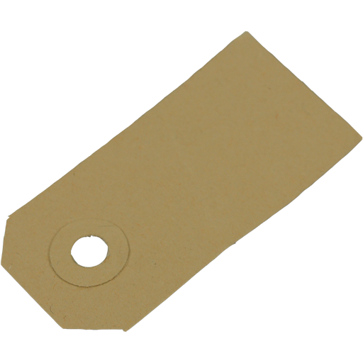 [536336] Bruine labels 38x80mm (1000st/doos)