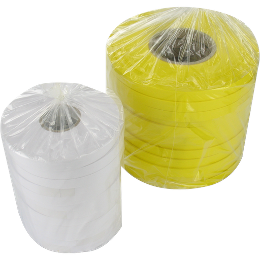 [552057] Sluittape  + papier Geel 9mm 12st/pk