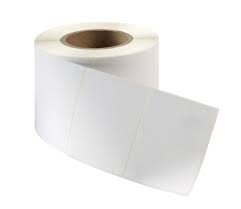 [631W] 2.75x4" WHITE Inventory Rect. label 500st/roll