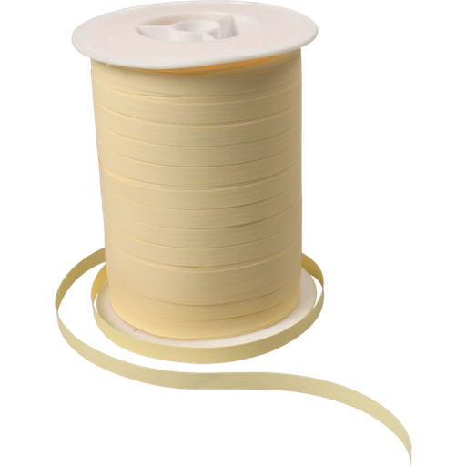 [710200] Krullint paper-look creme 7mm x 250mtr (per spoel)
