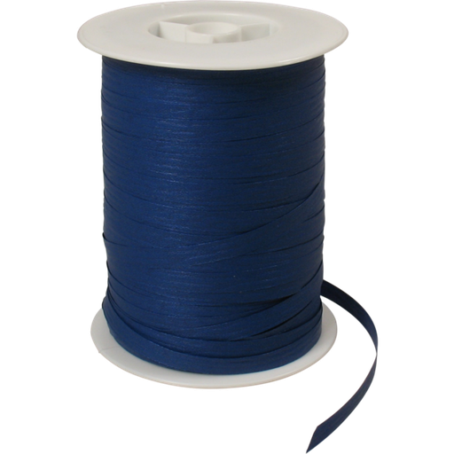 [710256] Krullint paper-look blauw 7mm x 250mtr (per spoel)