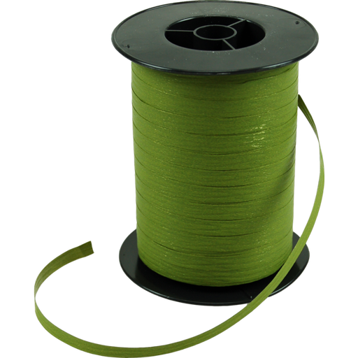 [710269] Krullint paper-look olijf groen 7mm x 250mtr (per spoel)