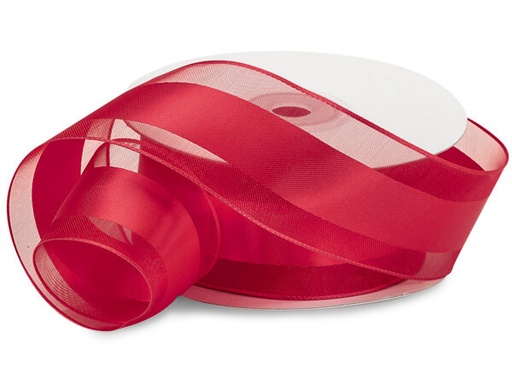 [77149] Ribbon Wired Flash Red 1/2" x 25yds R77149