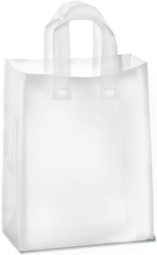 [8414] Frosty soft loop Clear 8x4x10" 250 pcs/cs   S20345