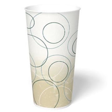 [DMR221] Cold Paper Cup DPE Champagne Design 22oz (50st/sleeve)