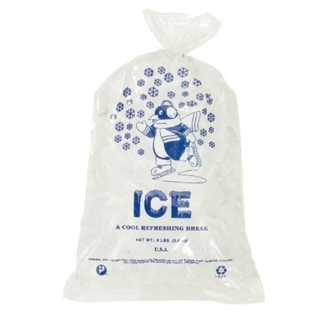[IBSIC1120] LDPE zakken Fresh, Pure  Hielo  3.6 kg Ice Bag 8 lbs  1000/cs