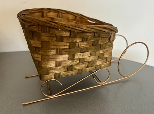 [J2126] Bamboo Gold Sleigh / Mandwerk