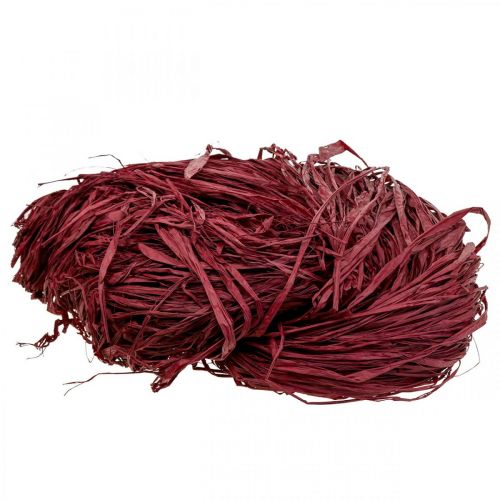 [R50bor] Raffia Streng 50gr Bordeaux