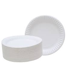 [10016] Plates Paper Uncoated Aristocrat White/case 6" 10x100 pcs/cs Shallow plates