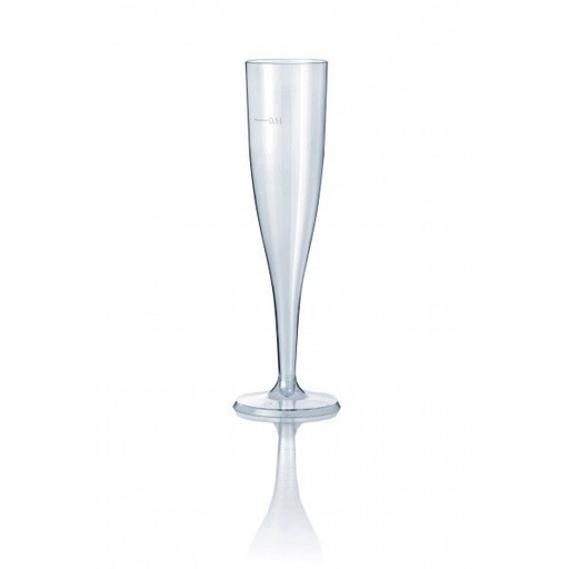 [120145] Champagne Glass Flute 100st/ds Clear 13.5 cl