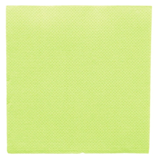 [153.95] Napkins Double Point Aniseed Green 20x20cm 1/4-fold (24x100pcs/cs)