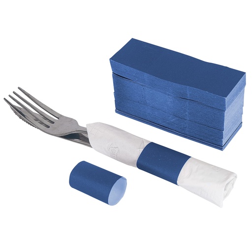 [154530] Napkin Band Navy Blue 8x2500 st/ds