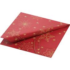 [164202] Napkins 3-ply 33x33cm Dancing Stars 10x50pcs