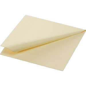 [168376] Napkins 2-Ply Cocktail Cream/Champagne 24x24cm (8x300 st/ds)