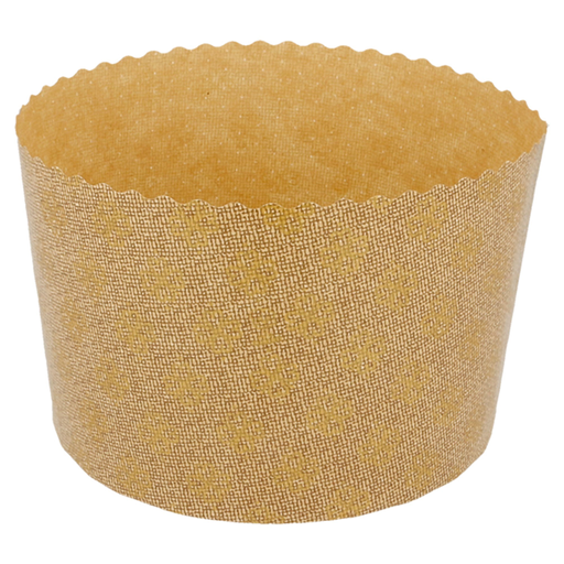 [186.80] Panettone Cooking Molds 13,4x9,5cm Brown Cellulose (660st/doos)