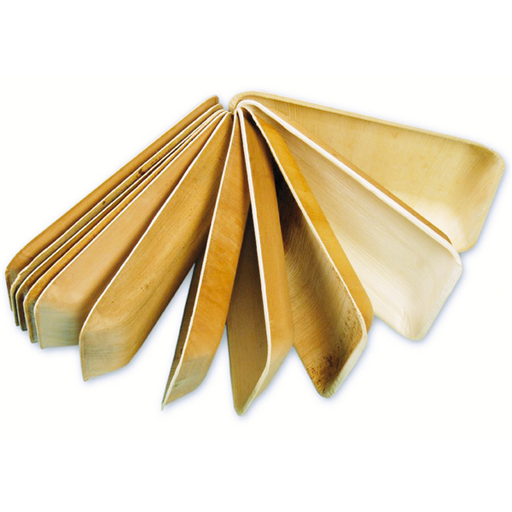 [189.36] Bordje / plate Palm Leaf Rechthoekig 25x16x3cm (8x25pcs/cs)