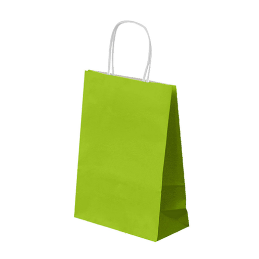 [192.24] Papieren Draagtas SOS bag met handles 20+10x29cm Aniseed Green (250st/doos)