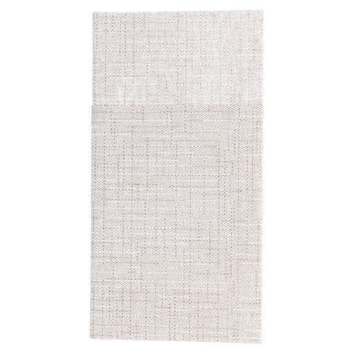 [228.12] Napkins Airlaid "Kangaroo" / "Dry Cotton" 1/8-fold Light Chocolate 40x40cm..(14x50pcs/cs)
