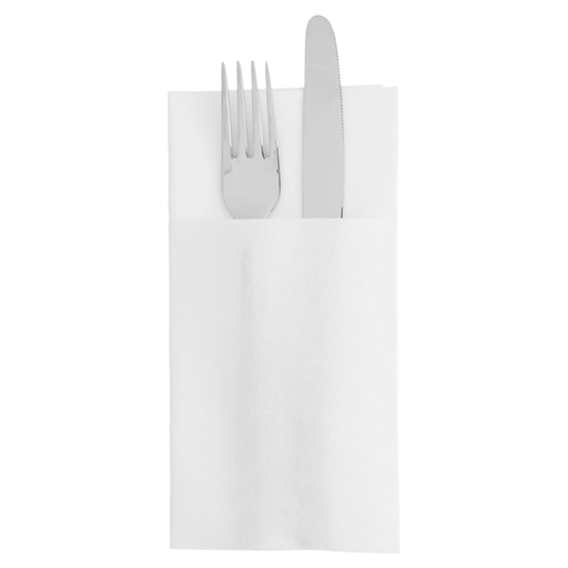 [228.16] Napkins Airlaid "Kangaroo" 1/8-fold White 40x40cm (14x50pcs/cs) 700/ds