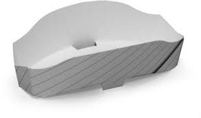 [440163] Stokbroodbakje karton neutraal dessin 372  1000/ds