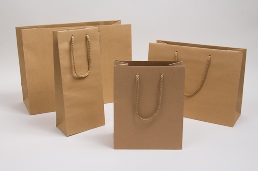 [80012] Frosted Eurototes Bag Copper 8x5x10x5 250st/ds