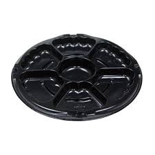 [9912K] Flat Cater 12" Tray 6-compartment 50/cs