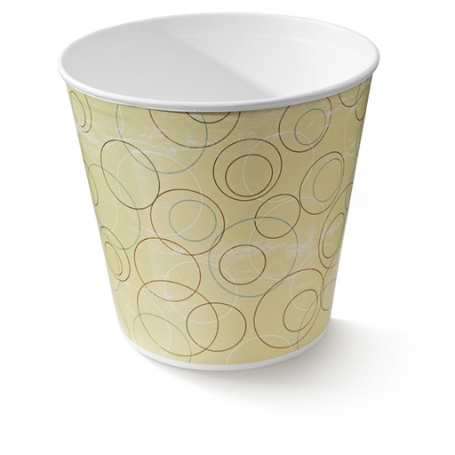 [DFM170] Paper Food Bucket 170oz Champagne Design (100st/doos) (DFM170)