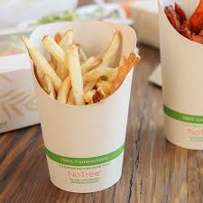 [FCNT55] 5.5oz NoTree Paper French Fry Scoop (1000st/doos)