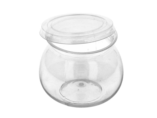 [210.91] Containers for Sorf Cheese + Lid 140ml diam. 6cm x 6,1 cm Clear PP (10st/pk)