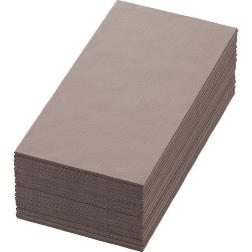 [202937] Napkins Bio Airlaid Dunisoft (DSF) 40x40cm Greige 1/8-fold (6x60stuks)