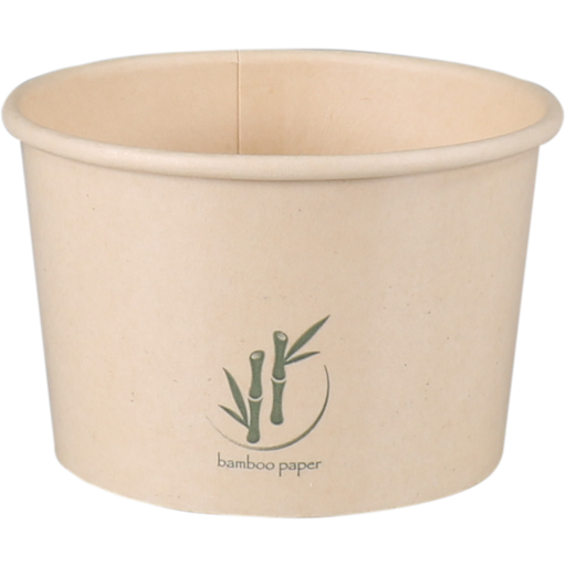 [175051] IJsbeker Bamboe papier 4oz/100ml (1000st/doos)