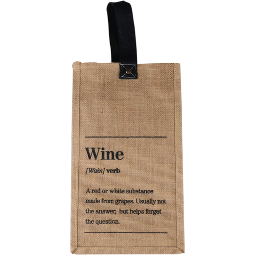 [773204] Wijnfleszak Jute Portrait 30x20x11cm (per stuk)